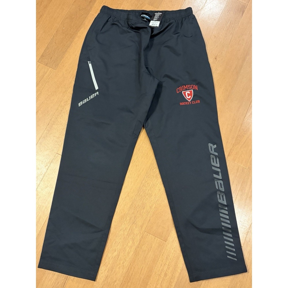 NWT Bauer Team Supreme Lightweight Pants Medium Hockey Warmup Black Harvard